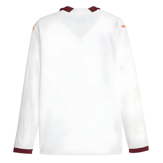 2023-2024 Man City Long Sleeve Away Shirt