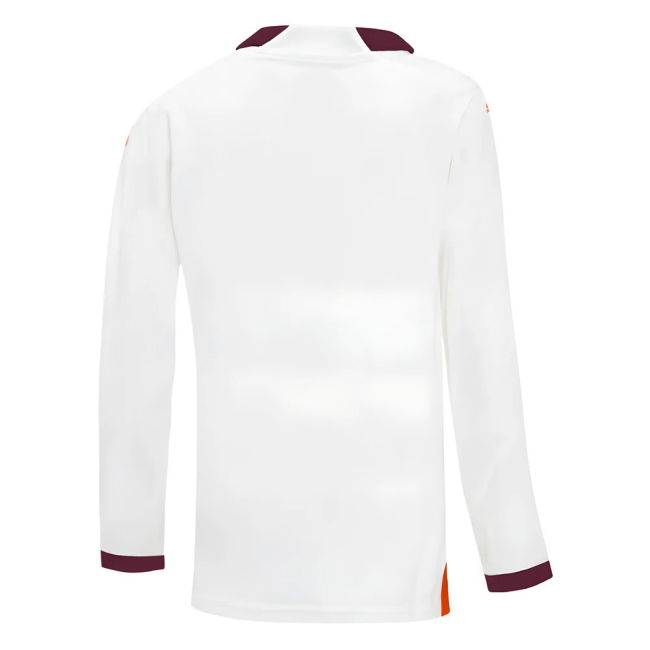 2023-2024 Man City Long Sleeve Away Shirt (Kids)
