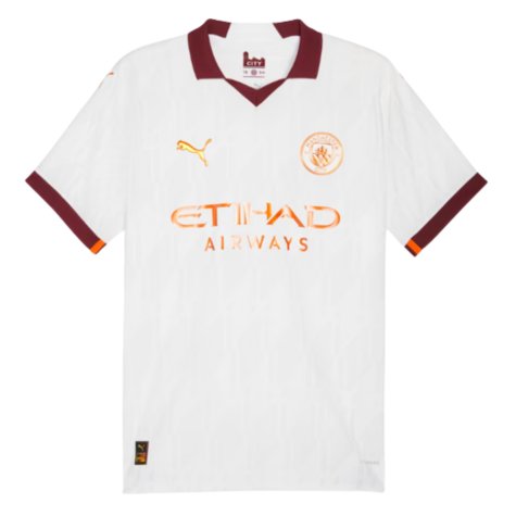 2023-2024 Man City Authentic Away Shirt (SILVA 21)