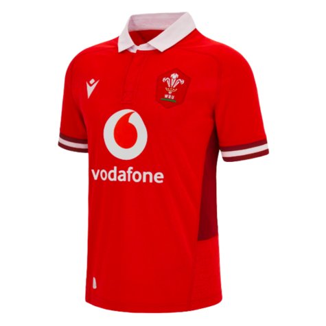 2023-2024 Wales Rugby WRU Home Poly Shirt (Adams 11)