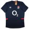 2023-2024 England Rugby Gym Tee (Navy Blazer) (Your Name)