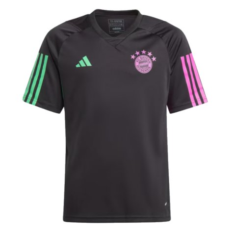 2023-2024 Bayern Munich Training Shirt (Black) - Kids (Gravenberch 38)