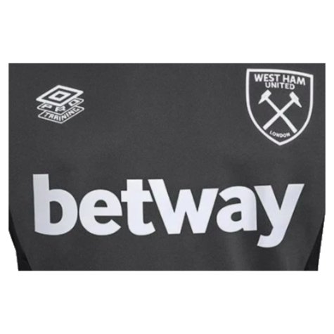 2023-2024 West Ham Training Jersey (Carbon) (INGS 18)