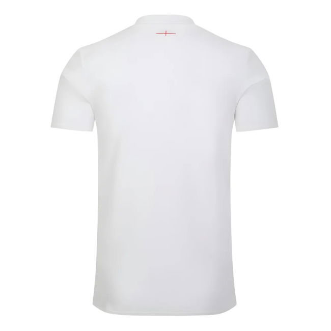2023-2024 England Rugby CVC Polo (Brilliant White)