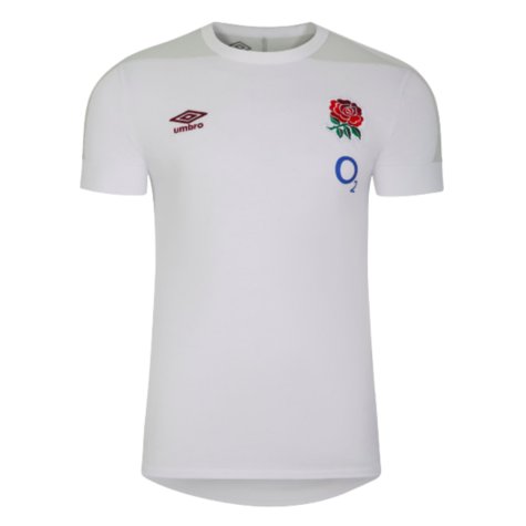 2023-2024 England Rugby Presentation Tee (White) (Sinckler 3)