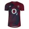 2023-2024 England Rugby Warm Up Jersey (Tibetan Red) (May 11)
