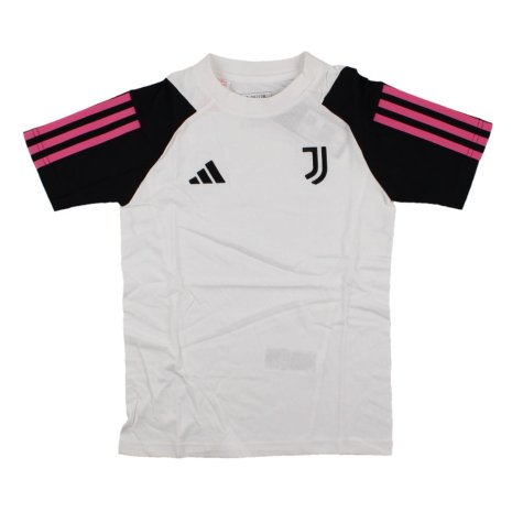 2023-2024 Juventus Cotton Tee (White) - Kids (BONUCCI 19)