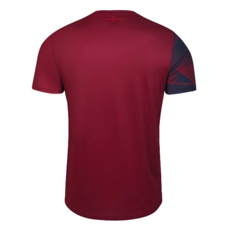 2023-2024 England Rugby Warm Up Jersey (Tibetan Red) - Kids (Your Name)