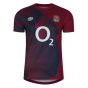 2023-2024 England Rugby Warm Up Jersey (Navy Blazer) (Curry 6)