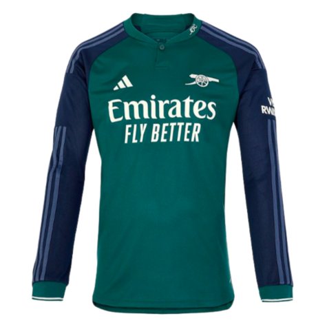 2023-2024 Arsenal Long Sleeve Third Shirt (Saliba 2)