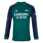 2023-2024 Arsenal Long Sleeve Third Shirt (Odegaard 8)