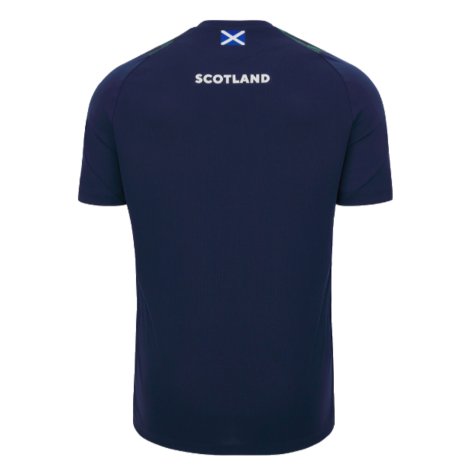 2023-2024 Scotland Rugby Training Gym Tee (Navy) - Kids