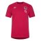 2023-2024 England Rugby Leisure T-Shirt (Earth Red) (Your Name)