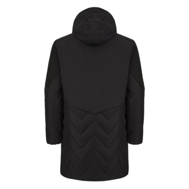 2023-2024 Wales WRU Padded Rugby Parka Jacket (Black)