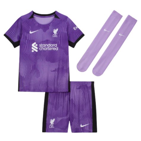 2023-2024 Liverpool Third Mini Kit (Gakpo 18)