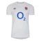 2023-2024 England Rugby Warm Up Jersey (Brilliant White) (Youngs 9)