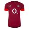 2023-2024 England Rugby Relaxed Training Shirt (Tibetan Red) (Dallaglio 8)