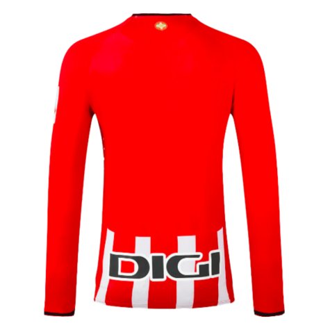 2023-2024 Athletic Bilbao Long Sleeve Home Shirt (Muniain 10)