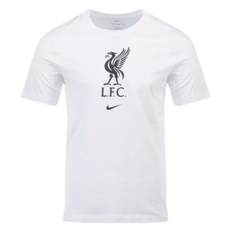 2023-2024 Liverpool Crest Tee (White) (Thiago 6)