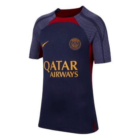 2023-2024 PSG Strike Dri-Fit Training Shirt (Navy) - Kids (Messi 30)