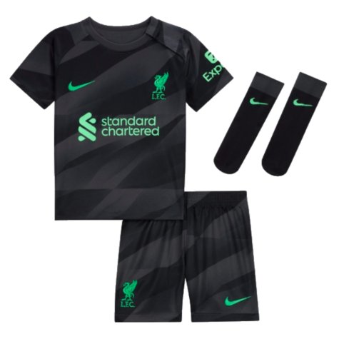 2023-2024 Liverpool Home Goalkeeper Infant Baby Kit (A Becker 1)