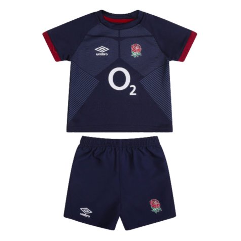 2023-2024 England Rugby Alternate Replica Baby Kit (Tindall 3)