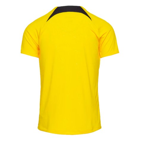 2023-2024 PSG Pre-Match Shirt (Yellow) (Your Name)