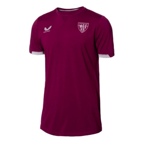 2023-2024 Athletic Bilbao Training Shirt (Magenta) (De Marcos 18)