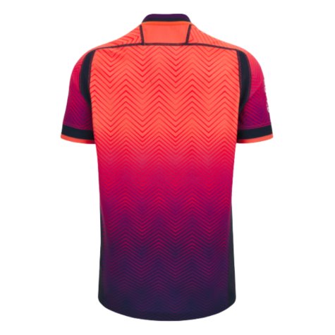 2023-2024 Edinburgh Rugby Training Jersey (Coral) (Your Name)