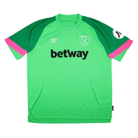 2023-2024 West Ham SS Home Goalkeeper Shirt (Green) (Anang 49)
