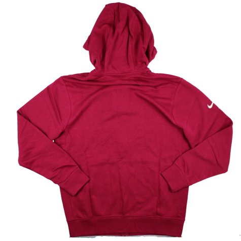 2023-2024 Barcelona Full-Zip French Terry Hoodie (Noble Red)