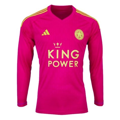 2023-2024 Leicester City Home Goalkeeper Shirt (Pink) (Schmeichel 1)