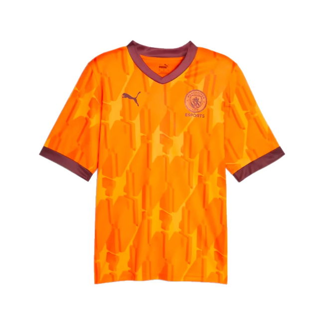2023-2024 Manchester City eSports Jersey (Orange) (KOMPANY 4)