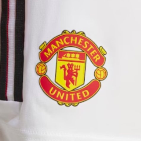 2023-2024 Man Utd Authentic Home Shorts (White)