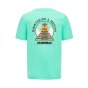 2023 F1 Formula 1 Mens T-Shirt Cotton Mexico RS (Green)