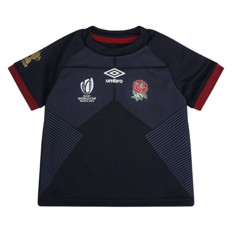 England RWC 2023 Alternate Replica Rugby Baby Shirt (Itoje 5)