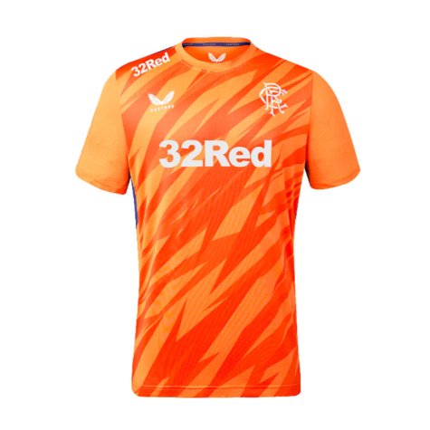 2023-2024 Rangers Players Third Match Day Tee (Orange) (Goldson 6)