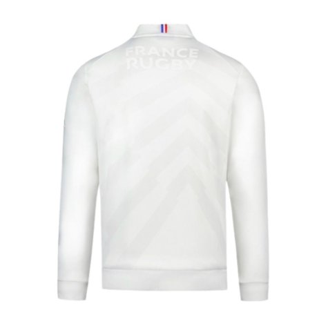 2023-2024 France Rugby Presentation Sweat Top (White)