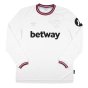 2023-2024 West Ham Long Sleeve Away Shirt (SOUCEK 28)