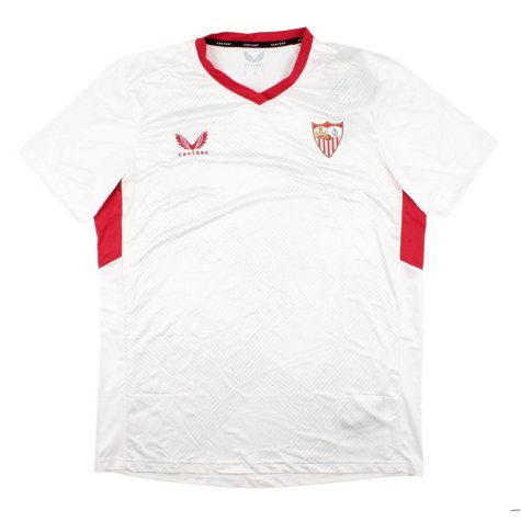 2023-2024 Sevilla Home Matchday Tee (White) (Veliz 10)
