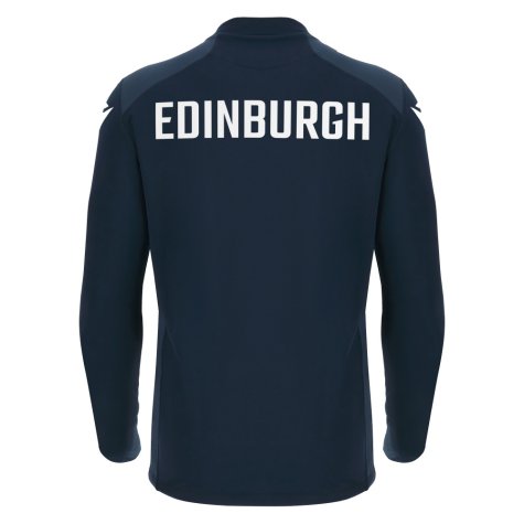2023-2024 Edinburgh Rugby Training Player Poly Top (Navy)