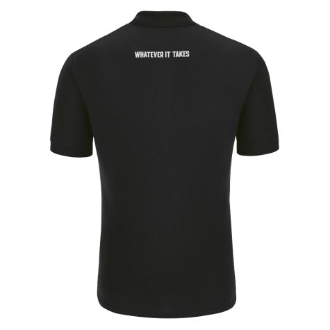 2023-2024 Glasgow Warriors Travel Player Polo Shirt (Black)