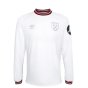 2023-2024 West Ham Long Sleeve Away Shirt (Kids) (RICE 41)
