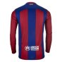 2023-2024 Barcelona Home Long Sleeve Shirt (Ronaldinho 10)