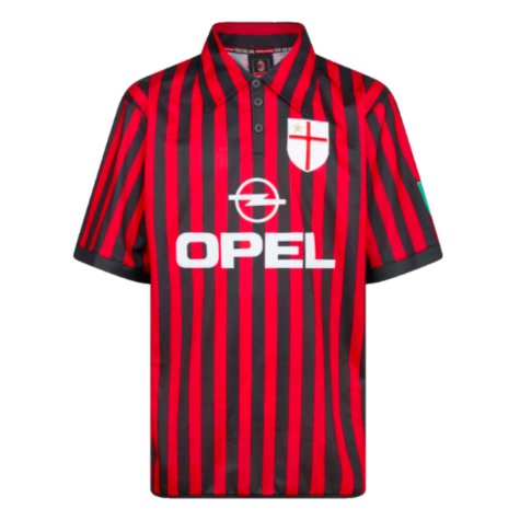 AC Milan 2000 Centenary Retro Football Shirt (Your Name)