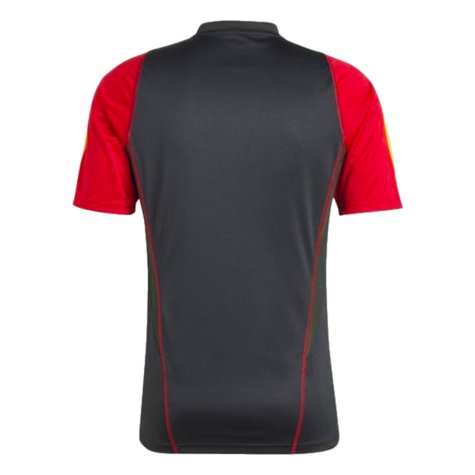 2023-2024 AS Roma Training Shirt (Black) (MANCINI 23)
