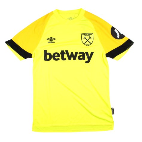 2023-2024 West Ham Change Goalkeeper Shirt (Yellow) (Areola 13)