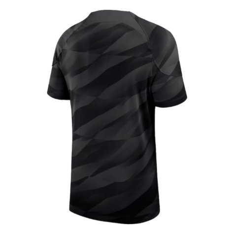 2023-2024 Chelsea Home Goalkeeper Shirt (Black) - Kids (Your Name)