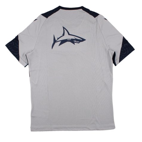 2023-2024 Sale Sharks Players Training Poly Shirt (Grey)