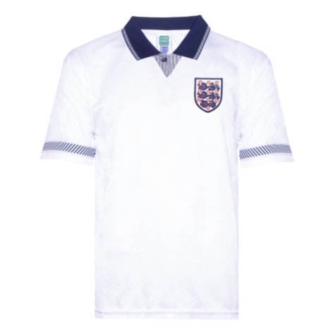 England 1990 Home Retro Shirt (Waddle 8)